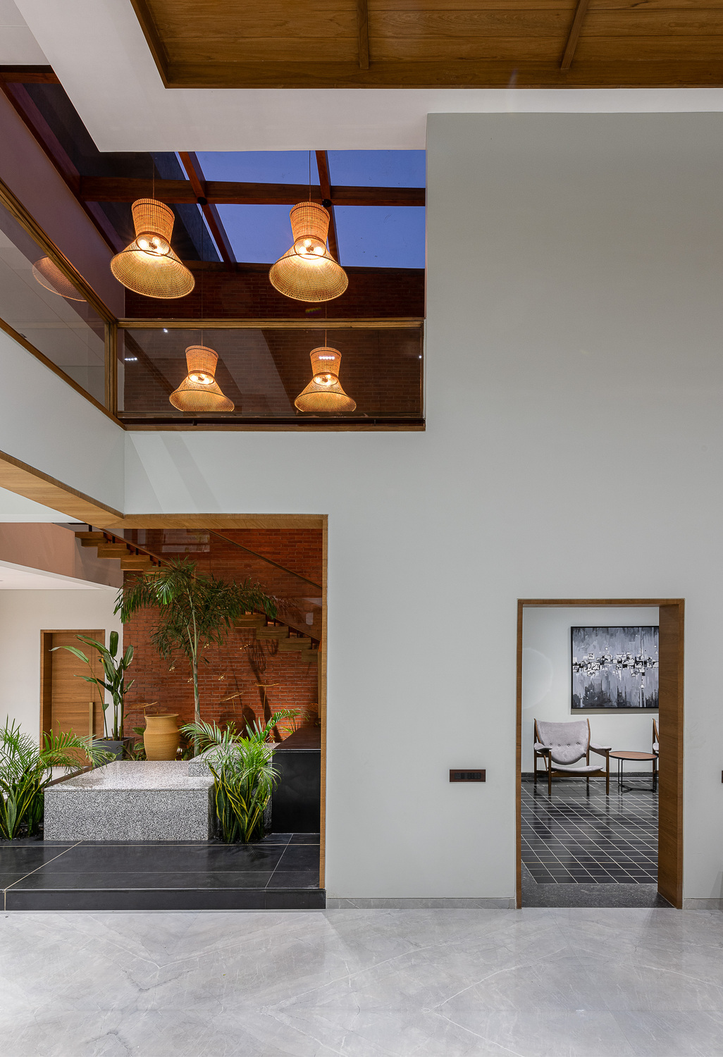 staircase skylight vestibute